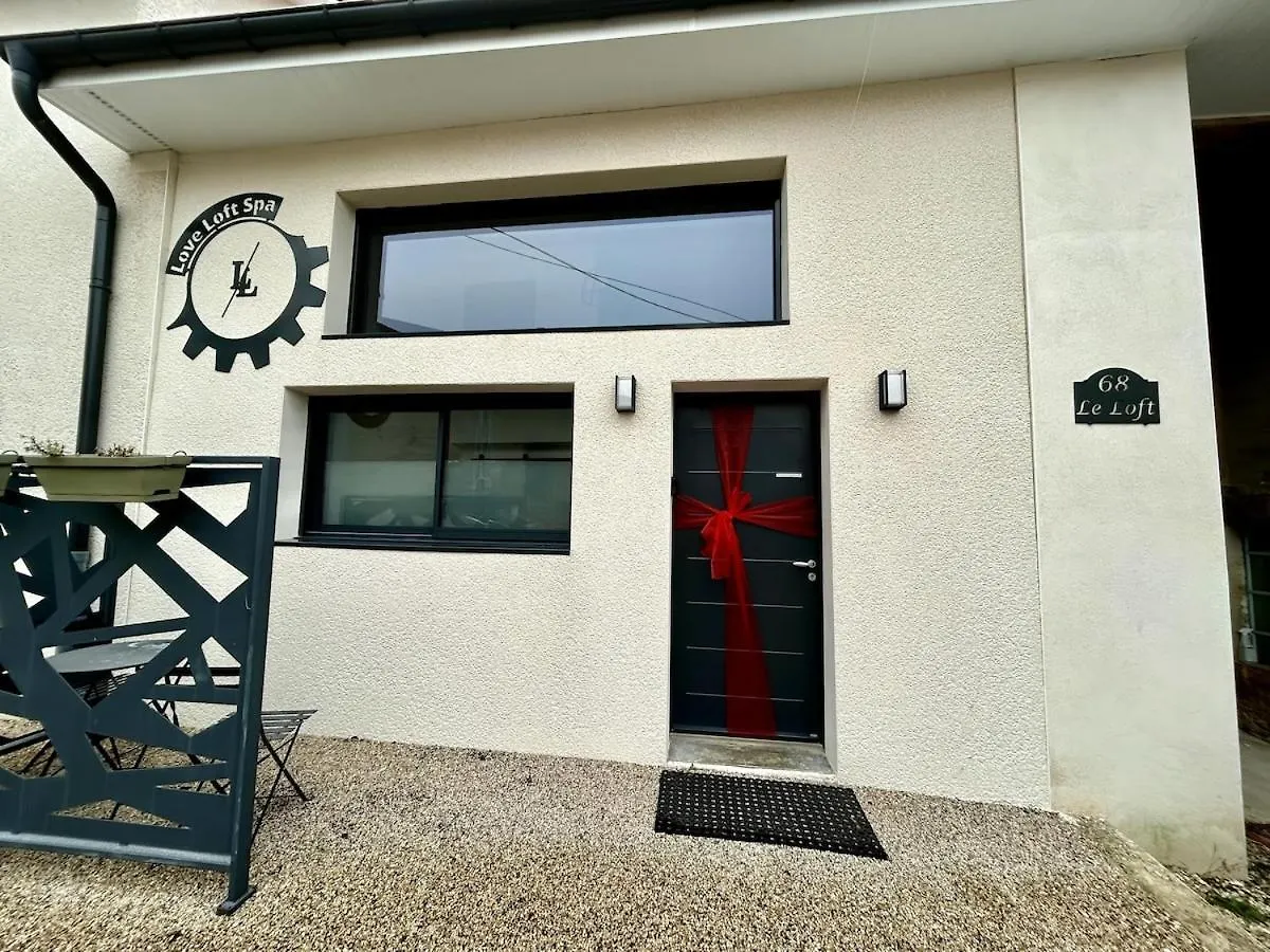 Holiday home Love Room Loft Spa Logement Entier Balneo Exterieur Ambronay
